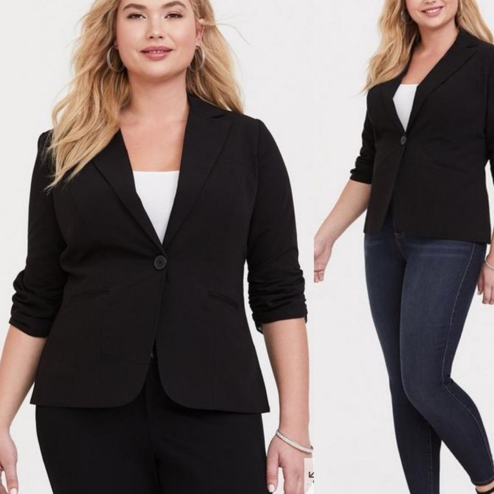 Torrid Classic Black Blazer